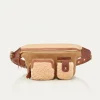 Best Sale Claris Virot Romeo Bag Olive Suede Embroidered And Cream Shearling