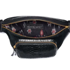 Cheap Claris Virot Romeo Bag Black Python And Leather