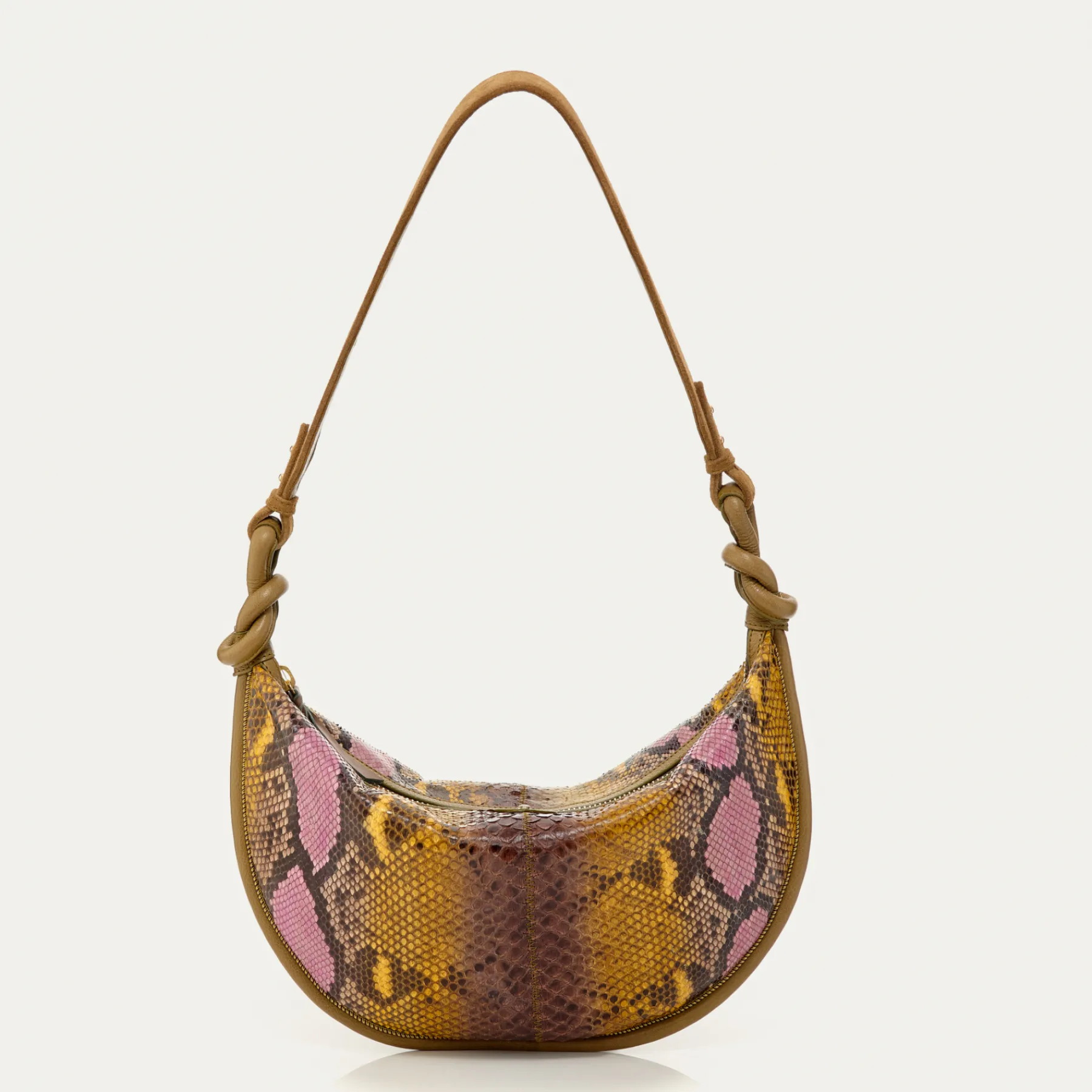 Clearance Claris Virot Sac Chris Stone Hand Painted Python