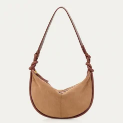 Discount Claris Virot Sac Chris Grege Thick Leather Suede