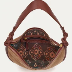 Discount Claris Virot Sac Chris Grege Thick Leather Suede