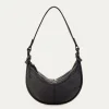 Flash Sale Claris Virot Sac Chris Black Embossed Croco Leather