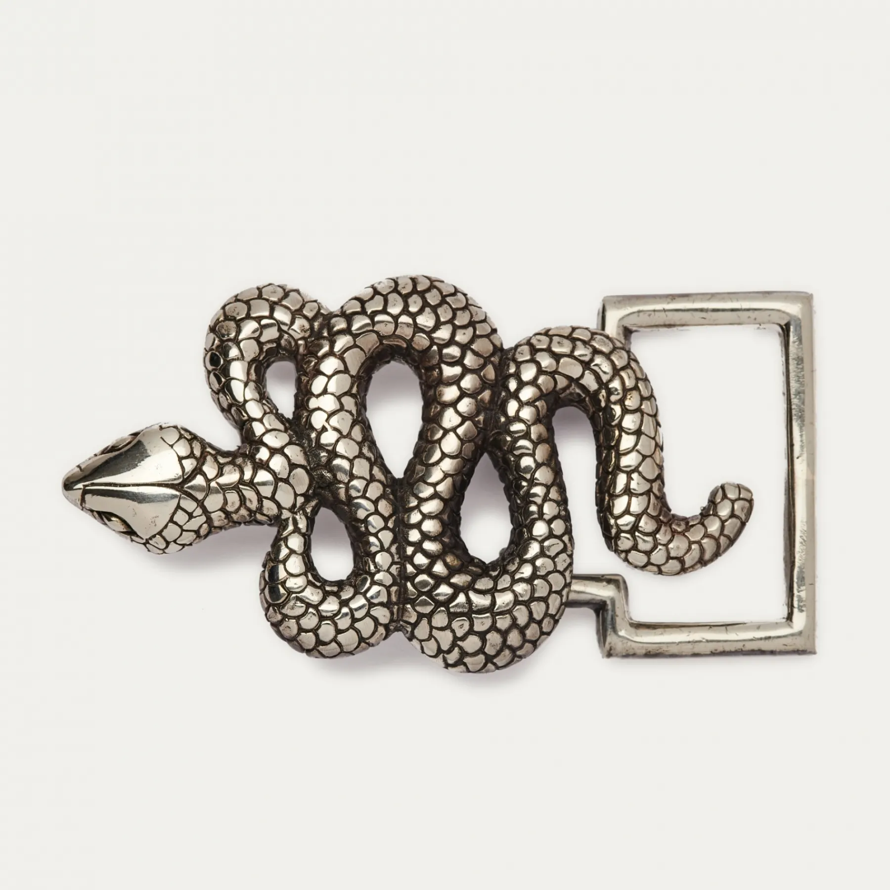 Clearance Claris Virot Snake Belt Navy Python