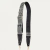 Flash Sale Claris Virot Strap Noir Sumba Fabric And Leather