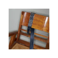 Flash Sale Claris Virot Strap Noir Sumba Fabric And Leather