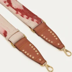 Fashion Claris Virot Strap Red Dragon Timor Fabric