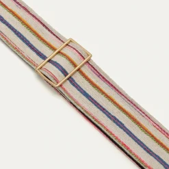 Best Claris Virot Strap Tsumugi Striped Fabric
