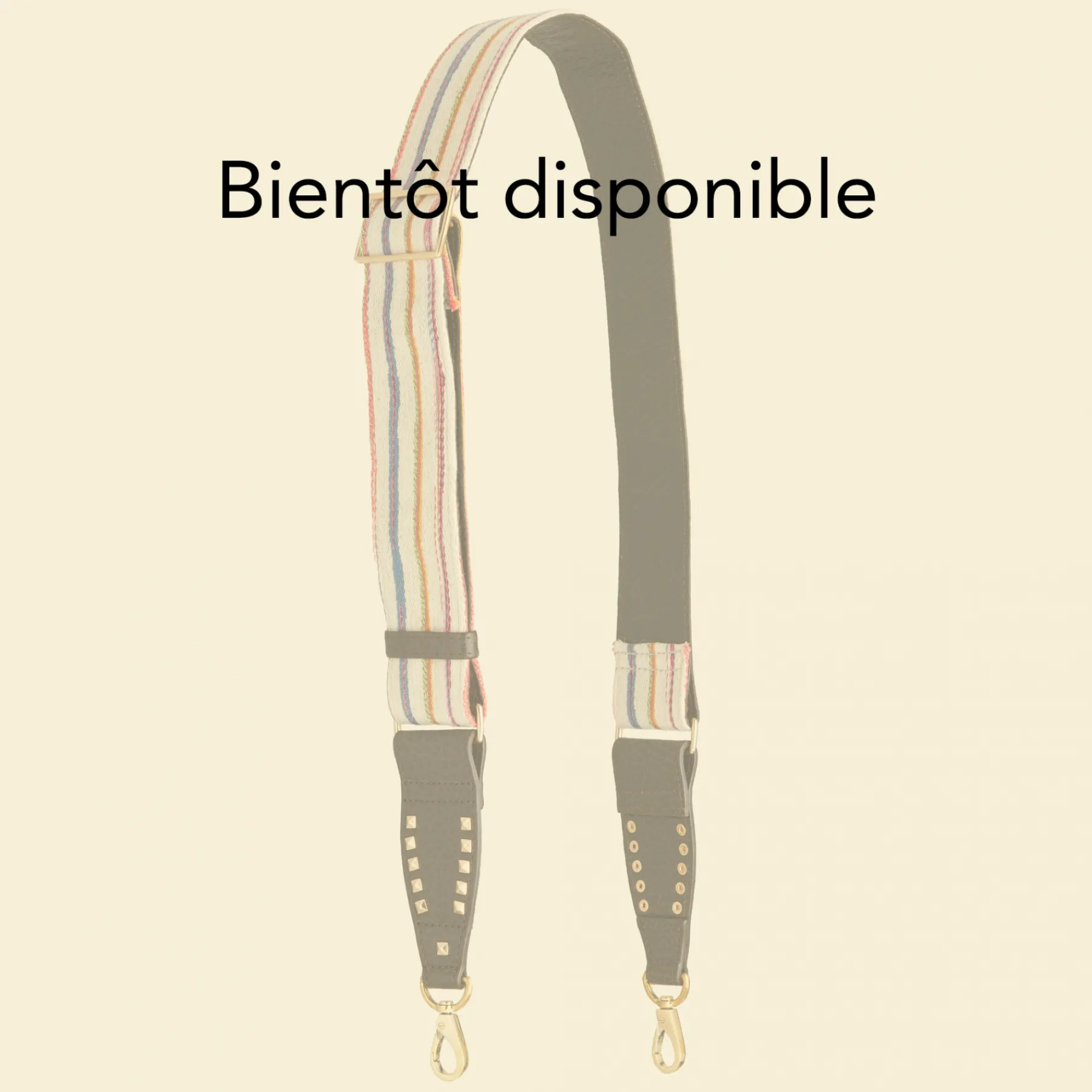 Best Claris Virot Strap Tsumugi Striped Fabric