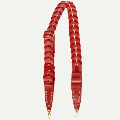 Hot Claris Virot Strap Red Leather