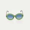Shop Claris Virot Sunglasses Matcha Jane