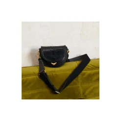 Cheap Claris Virot Victoria Bag Black Python