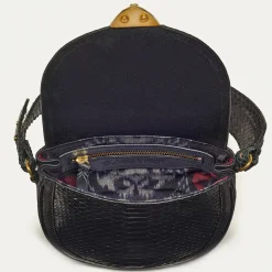 Cheap Claris Virot Victoria Bag Black Python