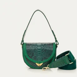 Cheap Claris Virot Victoria Bag Green Mix Python