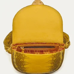 Sale Claris Virot Victoria Bag Yellow Imperial Samurai Python