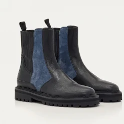 Online Claris Virot Ziggy Boots Black Grey Leather