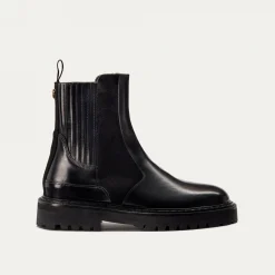 Shop Claris Virot Ziggy Boots Black Leather And Suede