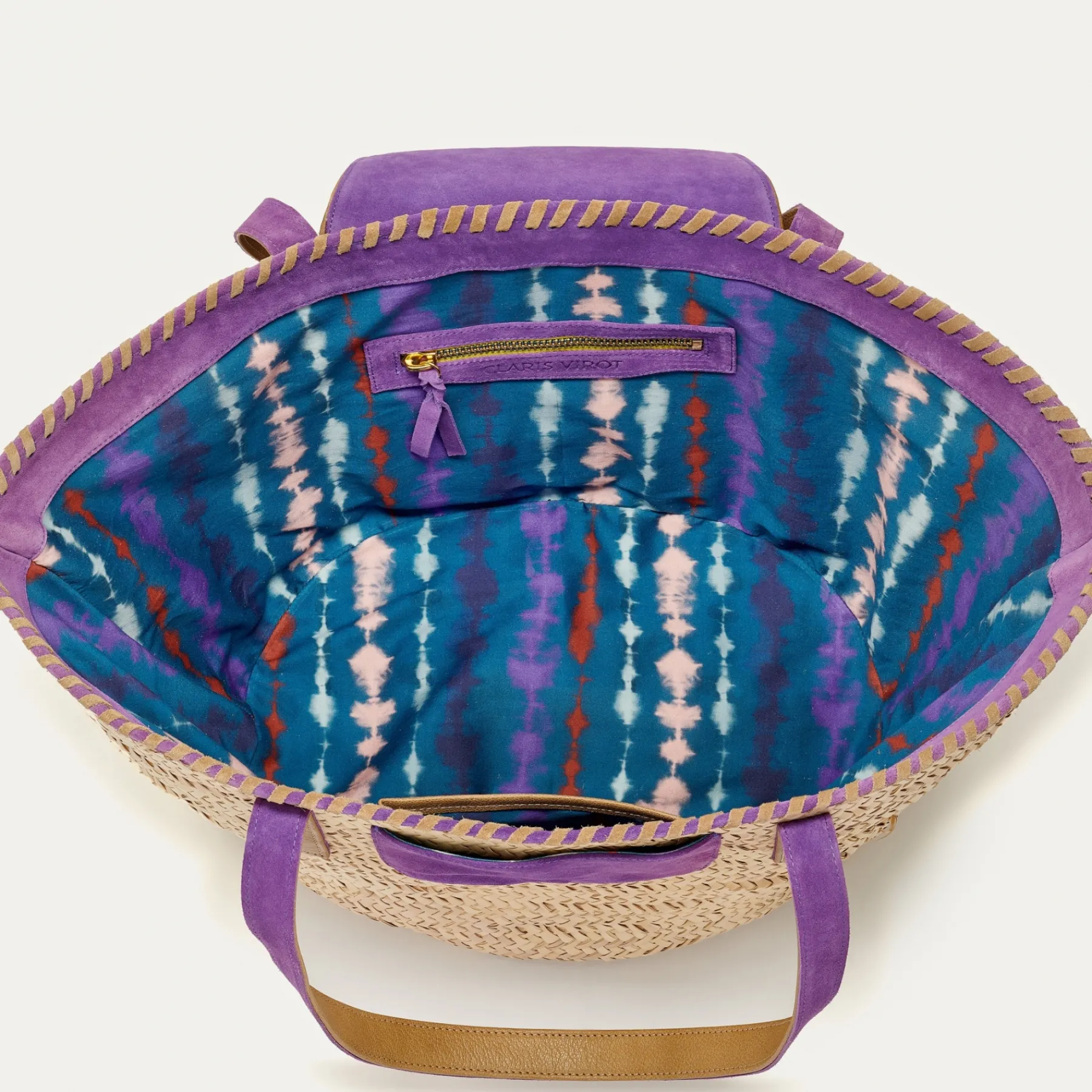 Best Sale Claris Virot Zoe Basket Indigo Sumba Fabric